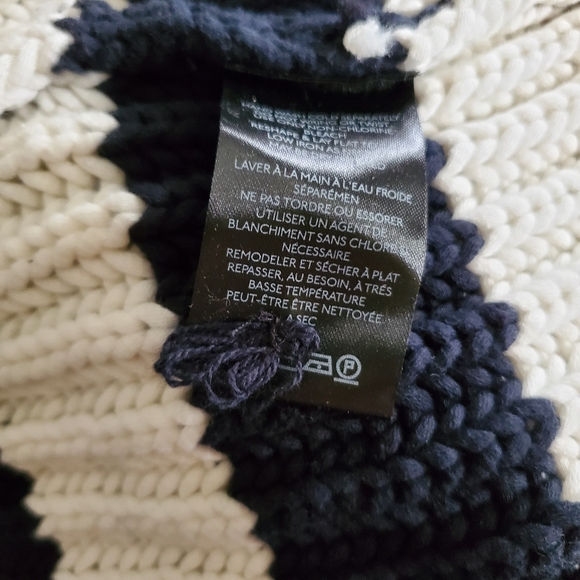 Anthropologie Maeve Cardigan NWT Sleeveless Black White Duster XS/S - Picture 10 of 13